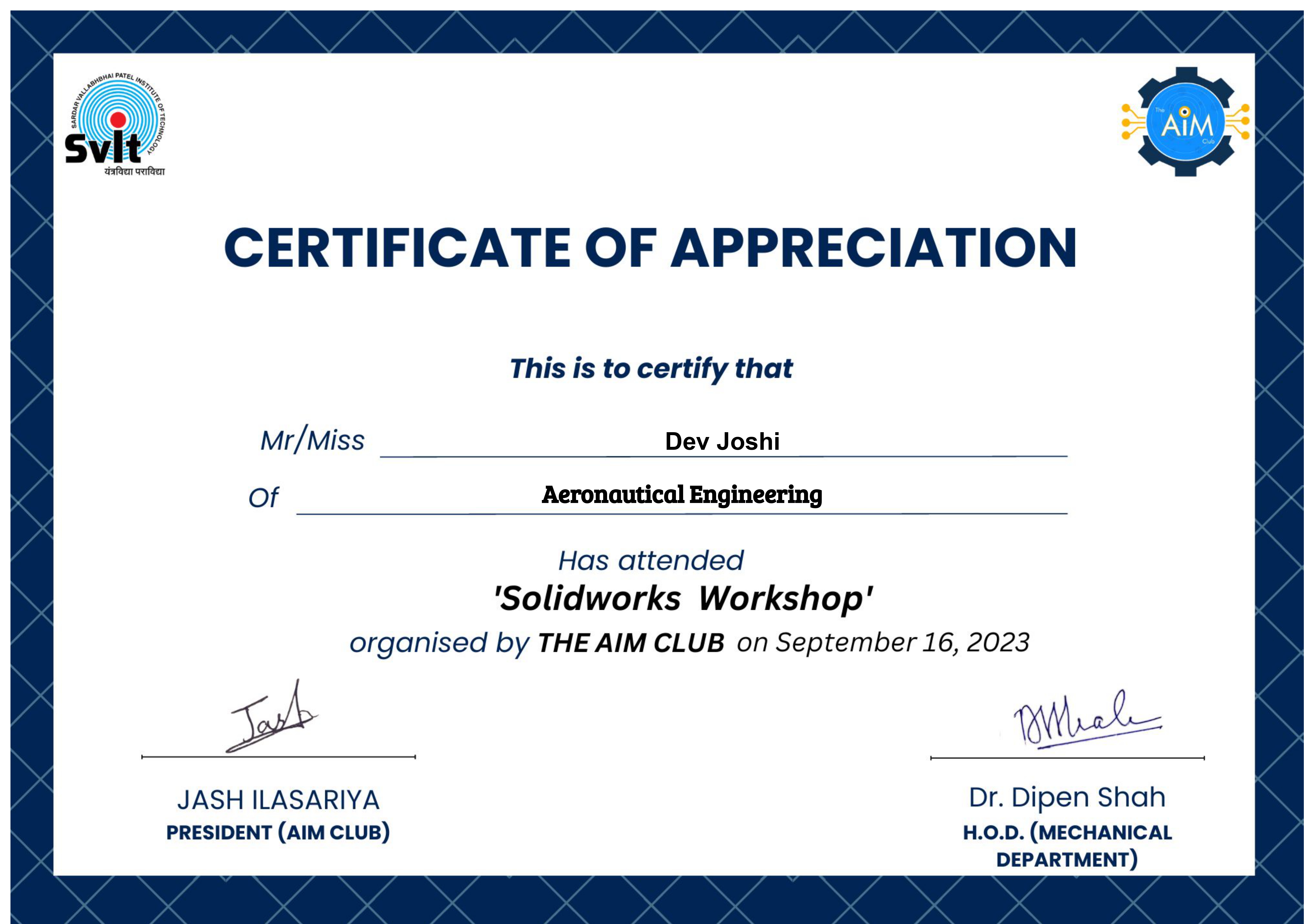 Certificate 11