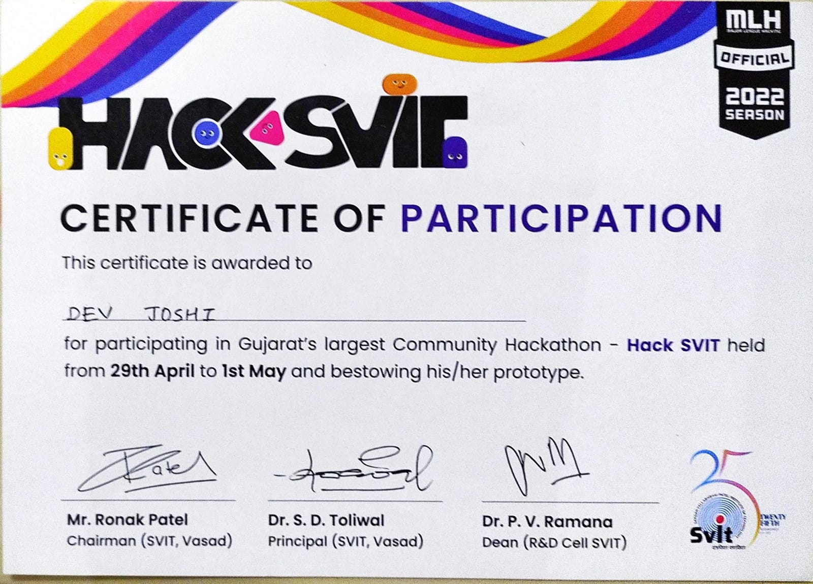 Certificate 18